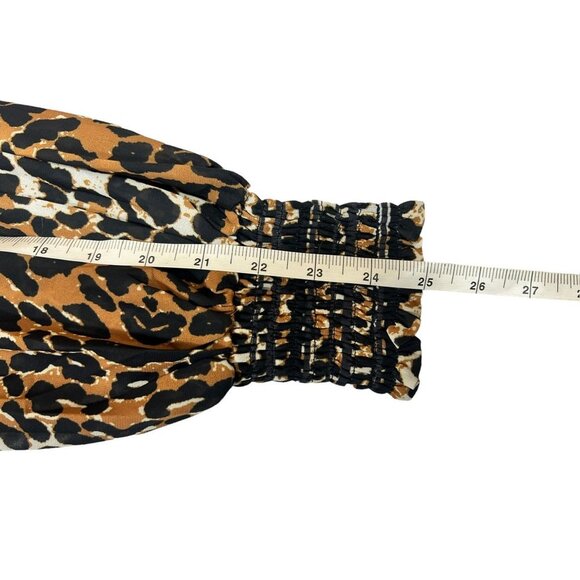 Jealous Tomato Women's Floral Animal Print Blouse - Picture 5 of 7